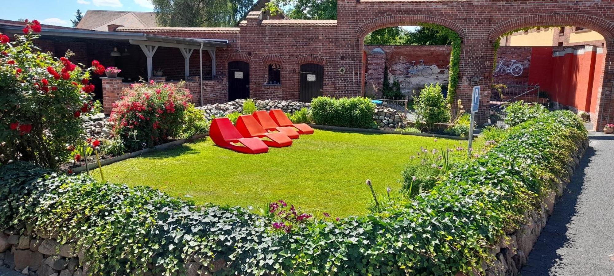 Pension Am Dorfanger Hohennauen Extérieur photo